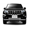 Защита переднего бампера двойная d63/63мм (НПС) Toyota Land Cruiser Prado 150 (2013-2016 г.в.) купить недорого с доставкой в Красногорск