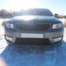 Вставки переднего бампера в стиле "RS" для Skoda Octavia III A7 (2013-2016) купить недорого с доставкой в Красногорск