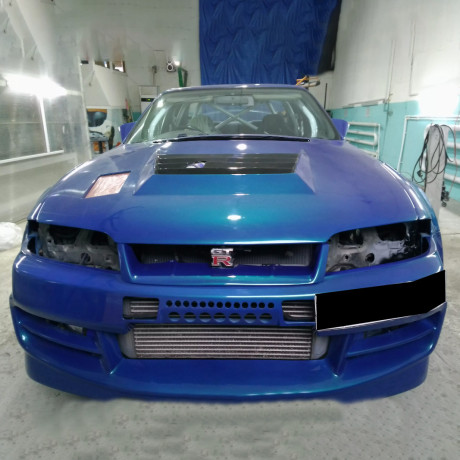 Бампер передний "Rocket Bunny" для Nissan SkyLine R33 (1993-1998) купить недорого с доставкой в Красногорск