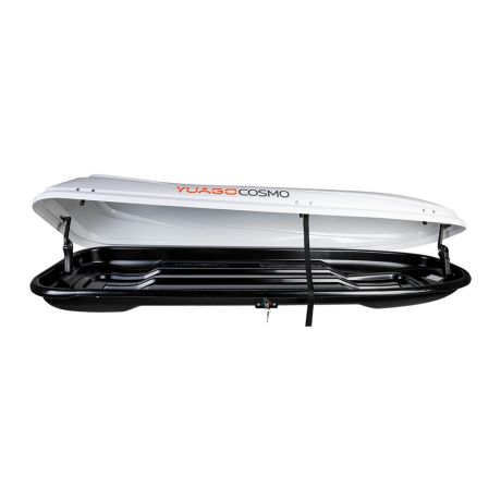 Автобокс YUAGO Cosmo 210 (тиснение) (EuroLock), белый, 485л купить недорого с доставкой в Красногорск