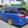 Накладка на задний бампер Subaru Legacy B4/Lancaster (Кузов BE5, BE9, BEE) Wagon BH5 купить недорого с доставкой в Красногорск