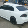 Лип спойлер для Honda Civic 4D (2006-2012) купить недорого с доставкой в Красногорск