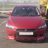 Зубатка - вставка между передними клыками для Mitsubishi Lancer X (2007-2016) купить недорого с доставкой в Красногорск
