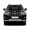 Защита переднего бампера двойная d63/63мм (НПС) TOYOTA LAND CRUISER PRADO 150 (2017-н.в.) купить недорого с доставкой в Красногорск