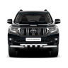 Защита переднего бампера двойная с зубьями d63/63мм (НПС) TOYOTA LAND CRUISER PRADO 150 (2017-н.в.) купить недорого с доставкой в Красногорск