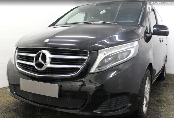 Зимняя защита радиатора "PREMIUM" Mercedes V-klass (2014-н.в.) купить недорого с доставкой в Красногорск