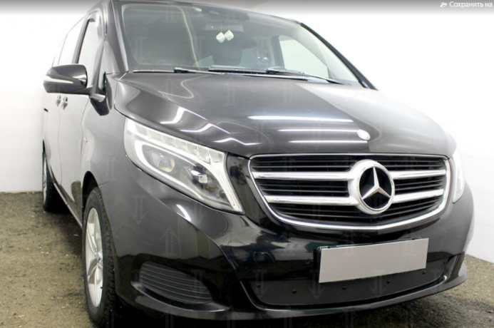 Зимняя защита радиатора "PREMIUM" Mercedes V-klass (2014-н.в.) купить недорого с доставкой в Красногорск