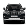 Защита переднего бампера двойная с пластинами d63/63мм (НПС) TOYOTA LAND CRUISER PRADO 150 (2017-н.в.) купить недорого с доставкой в Красногорск