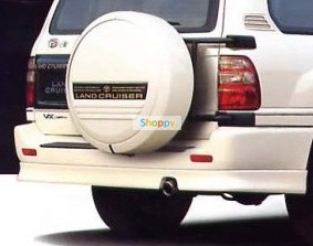 Накладки на задний бампер (сток) Toyota Land Cruiser 100 купить недорого с доставкой в Красногорск