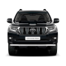 Защита переднего бампера одинарная d63мм (НПС) TOYOTA LAND CRUISER PRADO 150 (2017-н.в.) купить недорого с доставкой в Красногорск