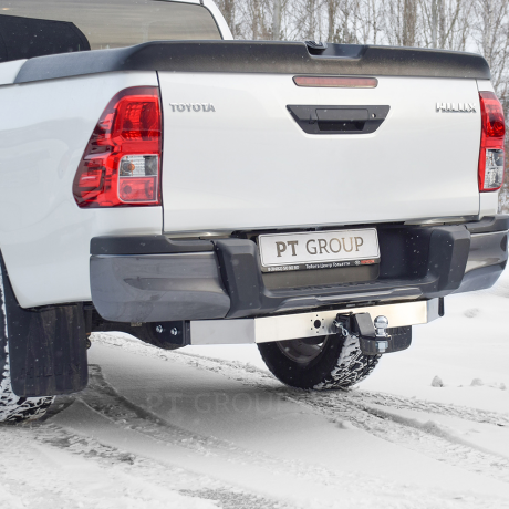ТСУ /съемный квадрат/ с НЕРЖ накладкой TOYOTA Hilux 2015- / JAC T6 2015- / JAC T8 2023- купить недорого с доставкой в Красногорск