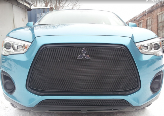 Защита радиатора "PREMIUM" Mitsubishi ASX (2012-2016) купить недорого с доставкой в Красногорск