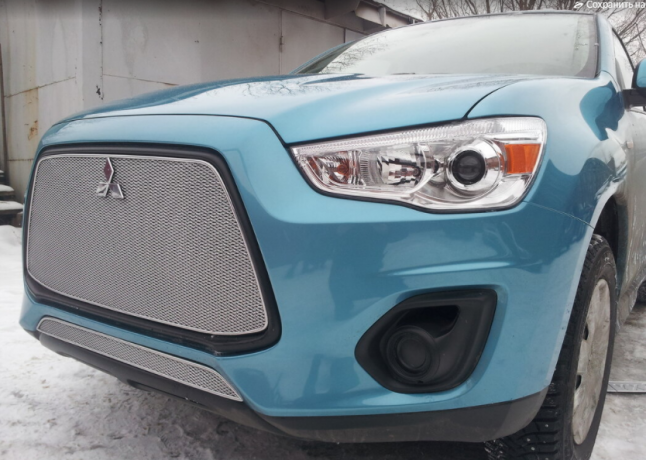 Защита радиатора "PREMIUM" Mitsubishi ASX (2012-2016) купить недорого с доставкой в Красногорск