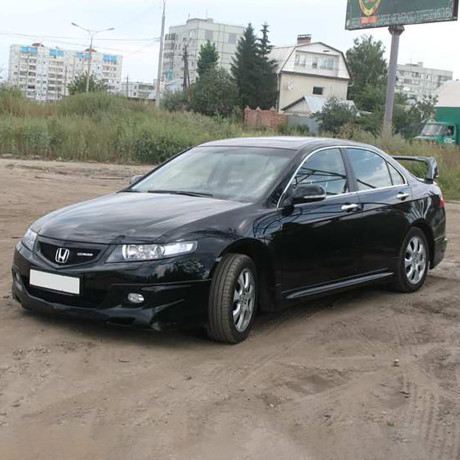 Накладки на пороги "Mugen" для Honda Accord (2004-2008) купить недорого с доставкой в Красногорск