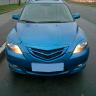 Решетка радиатора "Значок" для Mazda 3, хэтчбэк (2003-2009) купить недорого с доставкой в Красногорск