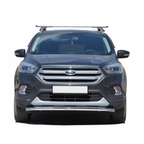 Защита переднего бампера «Труба» (d63,5) для Ford Kuga (2016-н.в.)(Окрашенное) купить недорого с доставкой в Красногорск