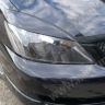 Накладки на фары (реснички) узкие var №1 для Mitsubishi Lancer IX (2003-2009) купить недорого с доставкой в Красногорск