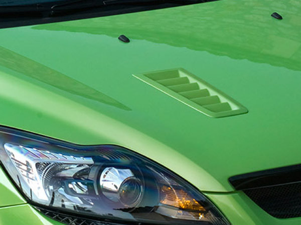 Жабры на капот в стиле "Focus RS" (текстурный пластик) для Ford Focus 2 (2004-2011) купить недорого с доставкой в Красногорск