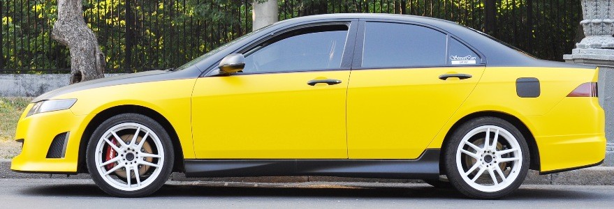 Накладки на пороги "Mugen" Honda Accord VII рестайлинг (2006-2007 г.в.) купить недорого с доставкой в Красногорск
