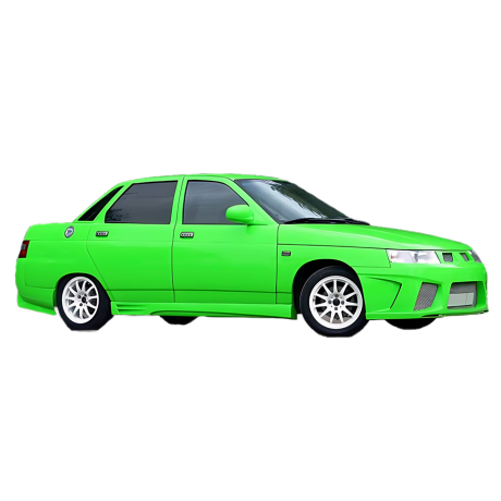 Накладки на пороги "AVR-Аврора" для B@3 2110, 2111, 2112 (Стеклопластик) купить недорого с доставкой в Красногорск