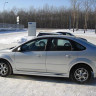 Накладки на пороги "FT" для Ford Focus 2 (седан, хетчбэк 5-дв.)(2004-2011) купить недорого с доставкой в Красногорск