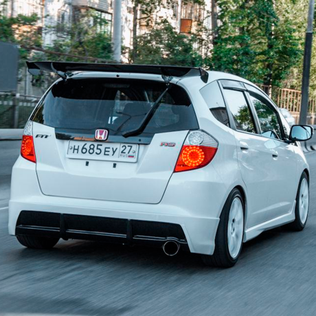 Накладки на пороги "Axis" для Honda Fit GE дорестайлинг (2007-2011 г.в.) купить недорого с доставкой в Красногорск